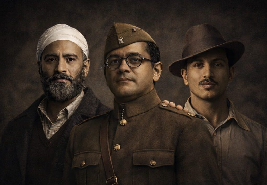 Bhagat Singh Subhas Chandra Bose and Udham Singh Indian revolutionaries
